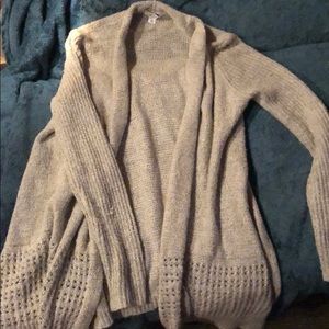 Grey cardigan